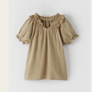 Zara taupe dress, size 3-4t